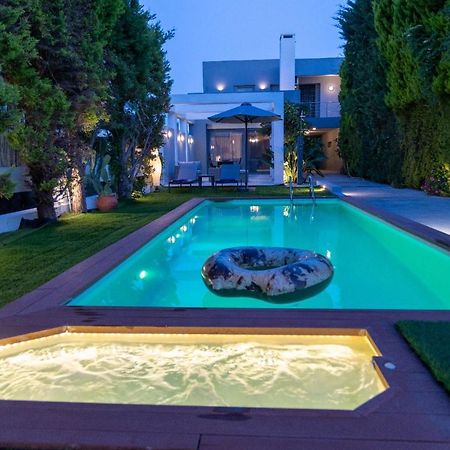 Luxury Villa Hestia Grey With Private Pool Rethymno  Bagian luar foto